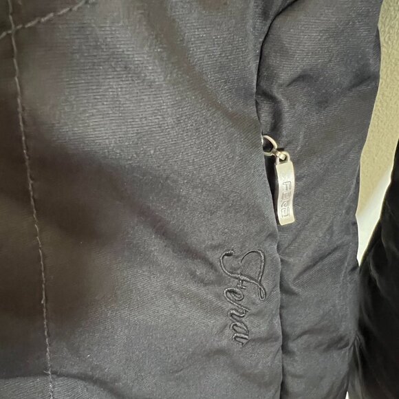 FERA Ski Parka Jacket black sz 16 thermolite insulation rhinestone trim - Picture 9 of 13